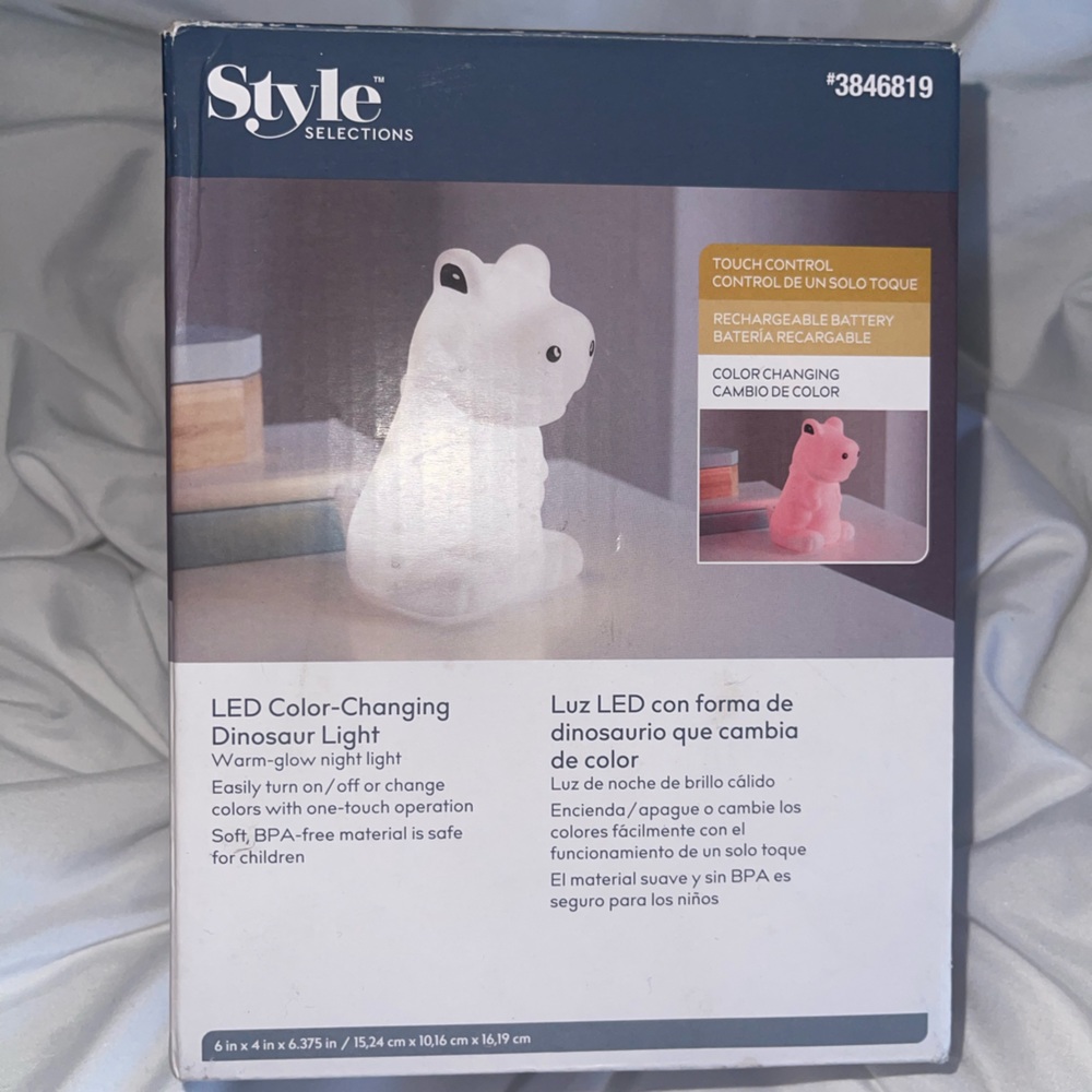 LED color changing DINO light :)